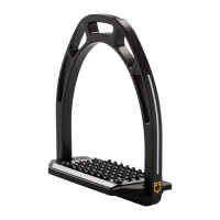 Aluminium stijgbeugels met schuine vloer Pro HPS Equestro Zwart Aluminium stijgbeugels met schuine vloer Pro HPS Equestro Zwart