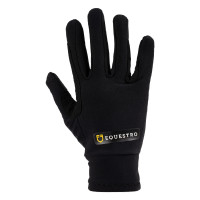Unisex handschoenen in fleece Bormio Equestro Zwart