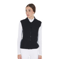 Getailleerd vest van technische stof dames Equestro Zwart Getailleerd vest van technische stof dames Equestro Zwart