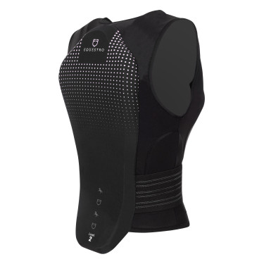 Gilet de protection adulte avec ceinture Equestro Lilas