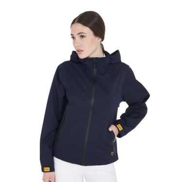 Imperméable technique à 3 couches femme Equestro Marine Bleu marine Imperméable technique à 3 couches femme Equestro Marine Bleu marine