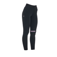 Aansluitende legging van stretch technische stof voor dames Kao Equestro Zwart / lila