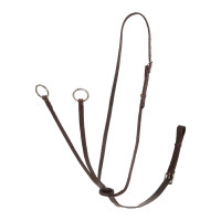 Martingale en cuir de veau Acavallo Marron foncé Martingale en cuir de veau Acavallo Marron foncé