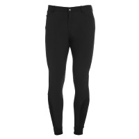 Slim-fit broek met grip heren met logo Caspar Equestro Zwart Slim-fit broek met grip heren met logo Caspar Equestro Zwart