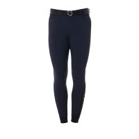 Pantalon avec grip complet homme en tissu technique Equestro Noir Pantalon avec grip complet homme en tissu technique Equestro Noir