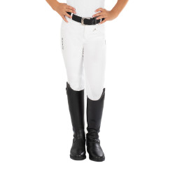 Kasumi kinderbroek van stretchmateriaal Equestro Wit