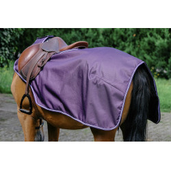 Couvre-reins Equithème Tyrex 600D Polaire Prune Violet Couvre-reins Equithème Tyrex 600D Polaire Prune Violet