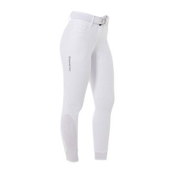 Damesbroek met hoge taille en volledige grip Equestro Wit