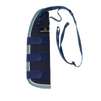 Gewatteerde en waterdichte staartbeschermer Equestro Marine Marineblauw Gewatteerde en waterdichte staartbeschermer Equestro Marine Marineblauw