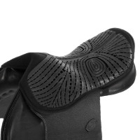 Gel zadelbeschermer Air Plus voor springen met 10mm buitenste gel Acavallo Zwart