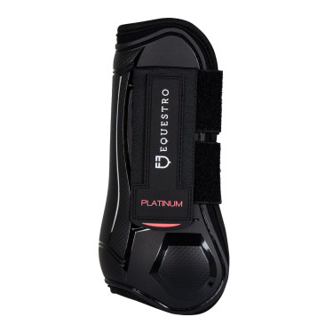 Anatomisch gevormde peesbeschermers met dubbele klittenbandsluiting Platinum Equestro