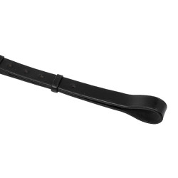 Enrênement Thiedemann en cuir italien et nylon tubulaire Acavallo Noir Enrênement Thiedemann en cuir italien et nylon tubulaire Acavallo Noir