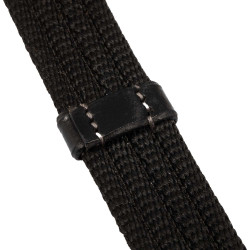 Enrênement Thiedemann en cuir italien et nylon tubulaire Acavallo Noir Enrênement Thiedemann en cuir italien et nylon tubulaire Acavallo Noir