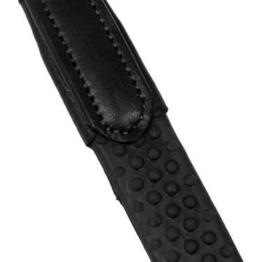 Rênes en cuir roulé avec caoutchouc pointillé 5/8 Acavallo Rênes en cuir roulé avec caoutchouc pointillé 5/8 Acavallo