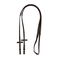 Rênes en cuir Kris Equestro Marron foncé