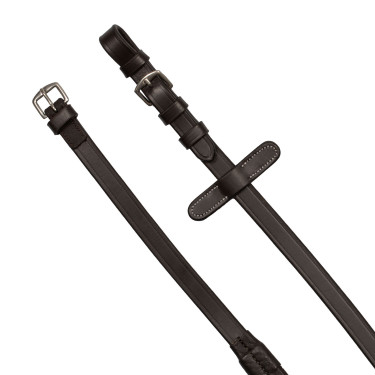 Rênes en cuir Kris Equestro Marron foncé Rênes en cuir Kris Equestro Marron foncé