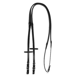 Rênes en cuir et caoutchouc Kris 5/8" Acavallo Noir Rênes en cuir et caoutchouc Kris 5/8" Acavallo Noir