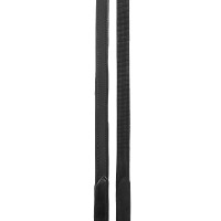 Dubbele leren teugels voor dressuur van Equestro Zwart Dubbele leren teugels voor dressuur van Equestro Zwart