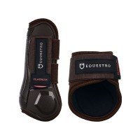 Guêtres et protège-boulets pour jeunes chevaux en TPU et néoprène Equestro Marron Guêtres et protège-boulets pour jeunes chevaux en TPU et néoprène Equestro Marron