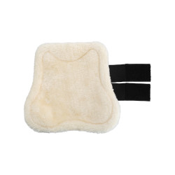 Guêtres en cuir écologique avec double velcro Acavallo Noir