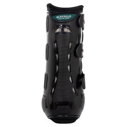 Anatomische achterste dressuurbeenbeschermers Acavallo Zwart