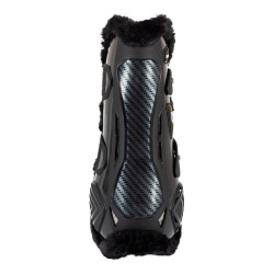 Anatomische peesbeschermers met synthetisch schapenvacht Spider Man Equestro Zwart