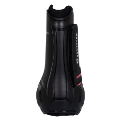 Anatomisch gevormde peesbeschermers met dubbele klittenbandsluiting Platinum Equestro Zwart