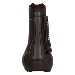 Guêtres anatomiques avec double fermeture velcro Platinum Equestro Marron
