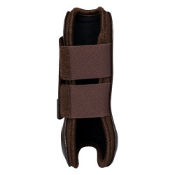 Guêtres anatomiques avec double fermeture velcro Platinum Equestro Marron
