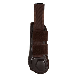 Guêtres anatomiques avec double fermeture velcro Platinum Equestro Marron