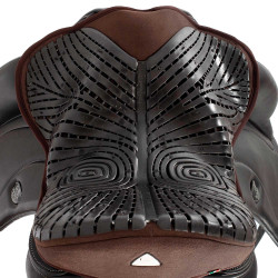 Protège-siège en gel Air Plus pour dressage avec gel extérieur 10mm Acavallo Marron