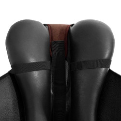 Protège-siège en gel Air Plus pour dressage avec gel extérieur 10mm Acavallo Marron