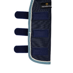 Protège-queue rembourré et imperméable Equestro Marine Bleu marine