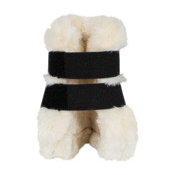 TPU kogelbeschermers met synthetisch schapenwol Ruby Equestro Bruin