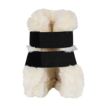 TPU kogelbeschermers met synthetisch schapenwol Ruby Equestro Bruin