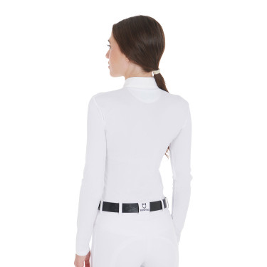 Aangepaste wedstrijdpolo met lange mouwen voor dames Artemis Equestro Aangepaste wedstrijdpolo met lange mouwen voor dames Artemis Equestro