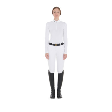 Polo de concours ajusté manches longues femme Artemis Equestro Polo de concours ajusté manches longues femme Artemis Equestro