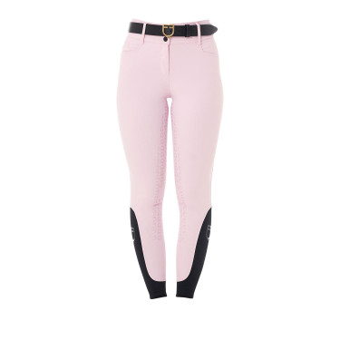 Damesbroek met hoge taille en volledige grip Equestro Ballerina Roze