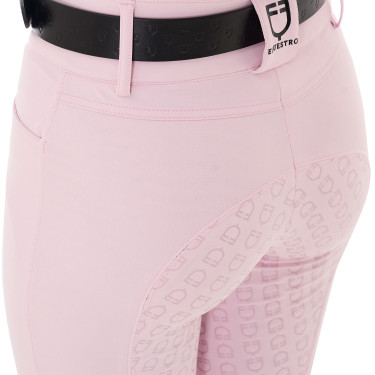 Damesbroek met hoge taille en volledige grip Equestro Ballerina Roze