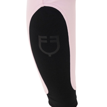 Pantalon taille haute avec grip intégral femme Equestro Ballerine Rose