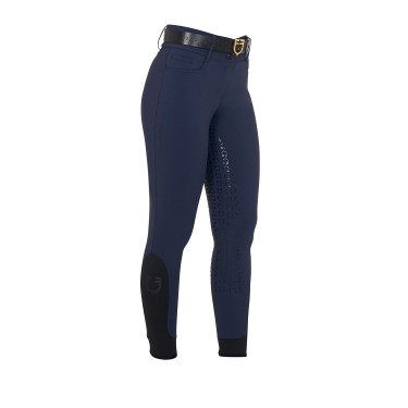 Pantalon taille haute avec grip intégral femme Equestro Pantalon taille haute avec grip intégral femme Equestro