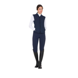 Pantalon taille haute avec grip intégral femme Equestro Marine blazer Bleu marine Pantalon taille haute avec grip intégral femme Equestro Marine blazer Bleu marine