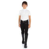 Kasumi kinderbroek van stretchmateriaal Equestro Zwart