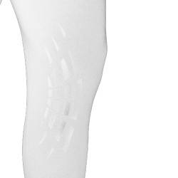 Pantalon homme Zeus avec grip genou en coton stretch Equestro Blanc