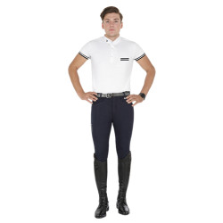 Pantalon homme Crono en coton stretch Equestro Marine Bleu marine Pantalon homme Crono en coton stretch Equestro Marine Bleu marine