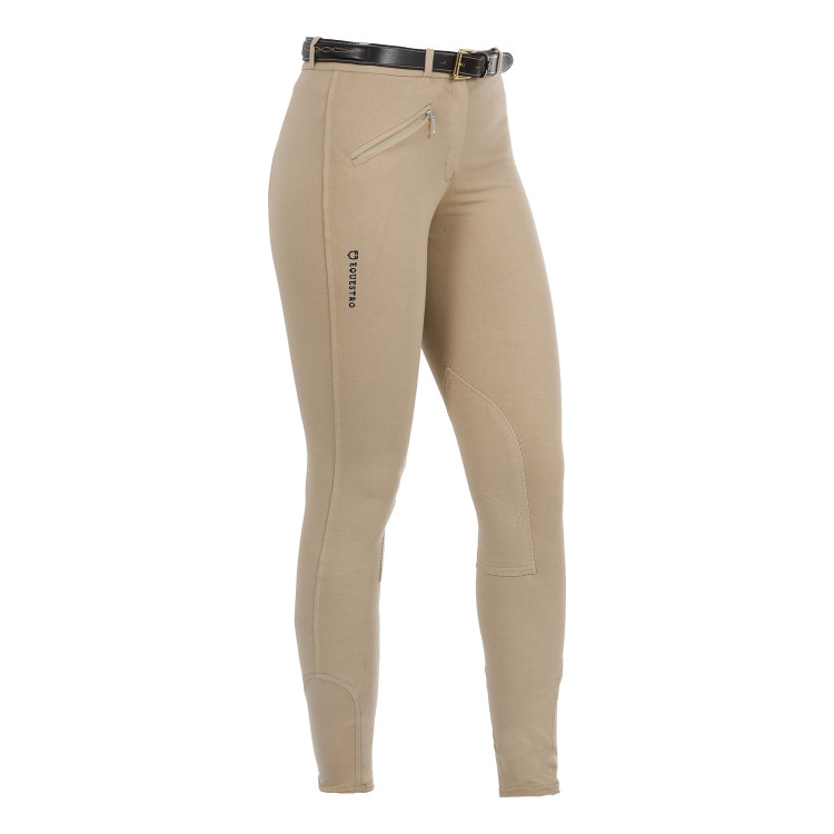 Pantalon femme Selene en coton stretch Equestro Pantalon femme Selene en coton stretch Equestro
