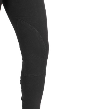 Pantalon femme Selene en coton stretch Equestro Noir Pantalon femme Selene en coton stretch Equestro Noir