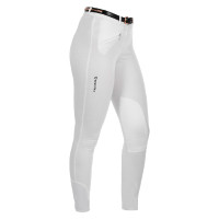 Pantalon femme Selene en coton stretch Equestro Blanc