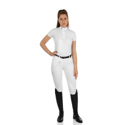 Damesbroek Selene van stretchkatoen Equestro Wit Damesbroek Selene van stretchkatoen Equestro Wit