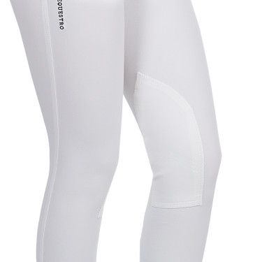 Pantalon femme Race en coton stretch Equestro Blanc Pantalon femme Race en coton stretch Equestro Blanc